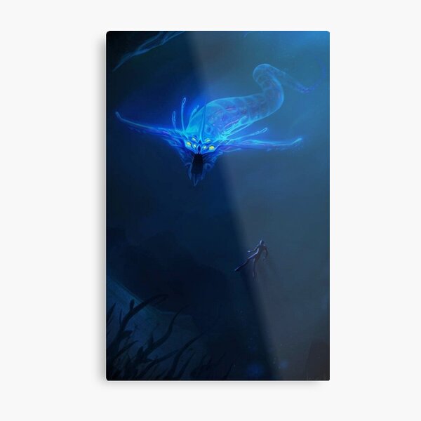 Subnautica Leviathan Metal Print