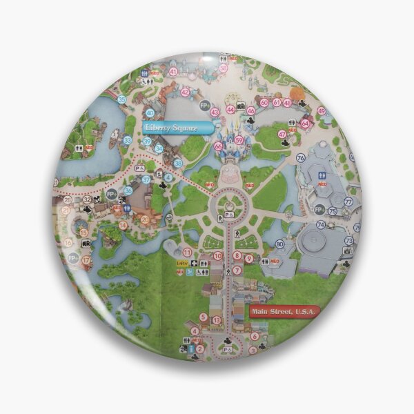 Item preview, Magic Kingdom Map designed and sold by Rainbows Galore.