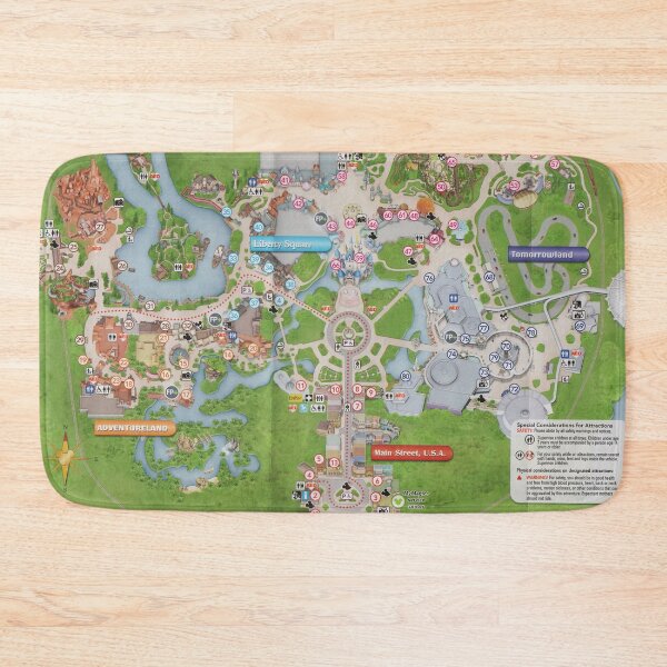 Item preview, Magic Kingdom Map designed and sold by Rainbows Galore.