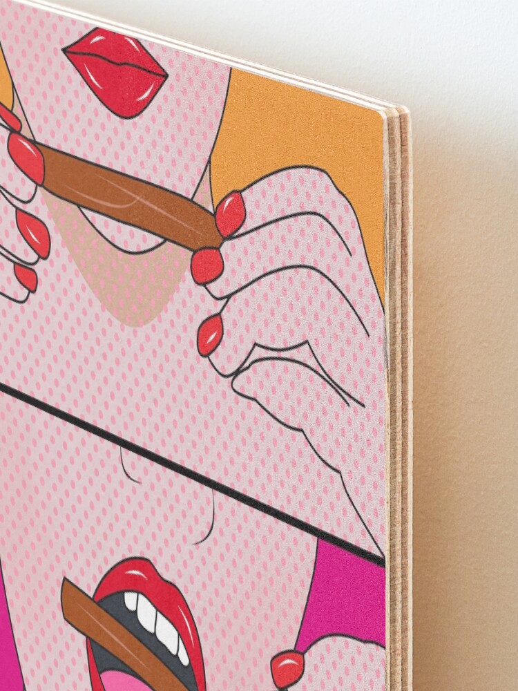 Alternate view of weed lady Mounted Print