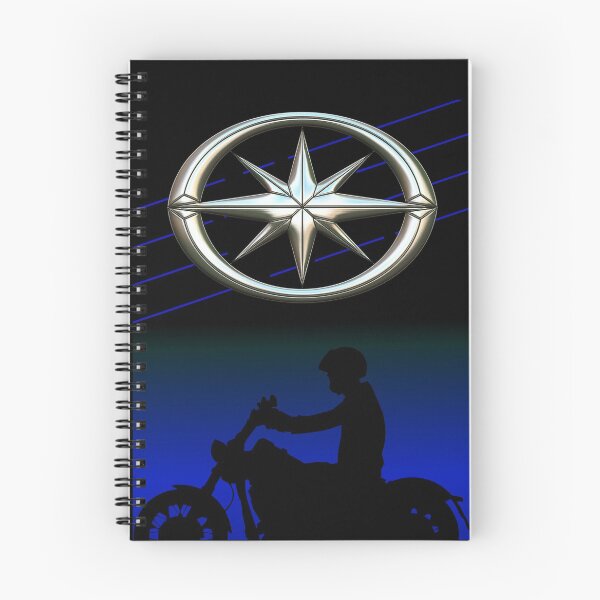 Item preview, Star bike motorcycle silhouette blue designed and sold by KlaraBubble.
