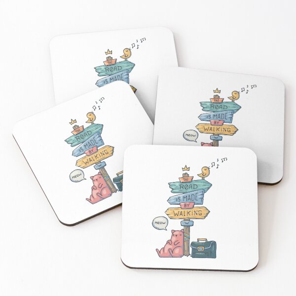 Item preview, The Road Is Made By Walking  designed and sold by Vector Scout Lab.