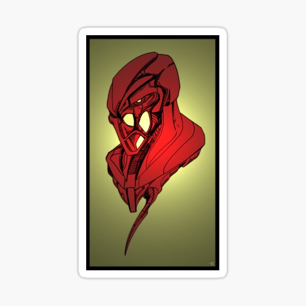 Escher Helm Sticker