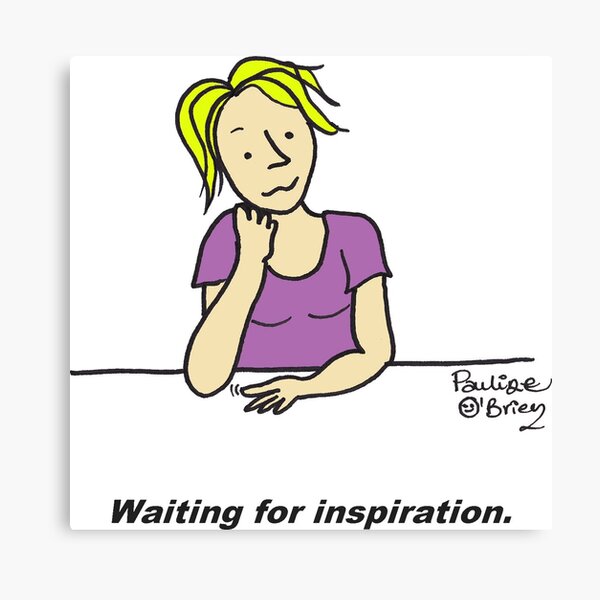 Waiting for inspiration Canvas Print