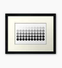50 Shades of Grey Framed Print