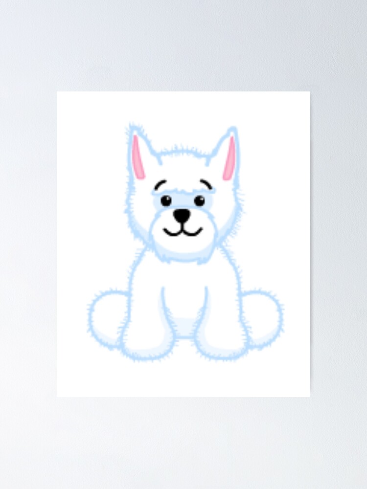 white dog webkinz