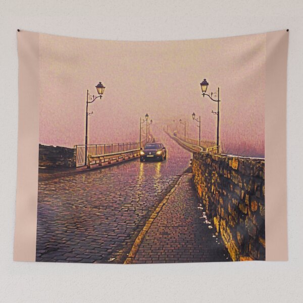 Item preview, Misty bridge leading to nowhere designed and sold by helenkaiy.
