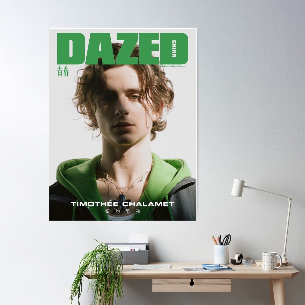 Timothée Chalamet stars on the cover of Dazed China