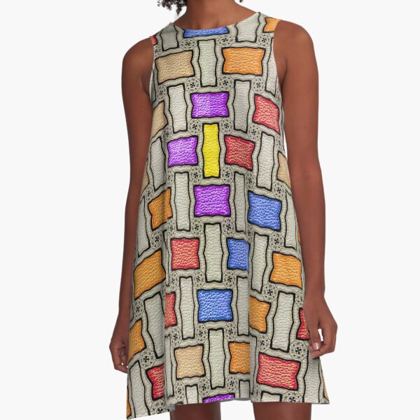 Victorian Conblock in Colors A-Line Dress