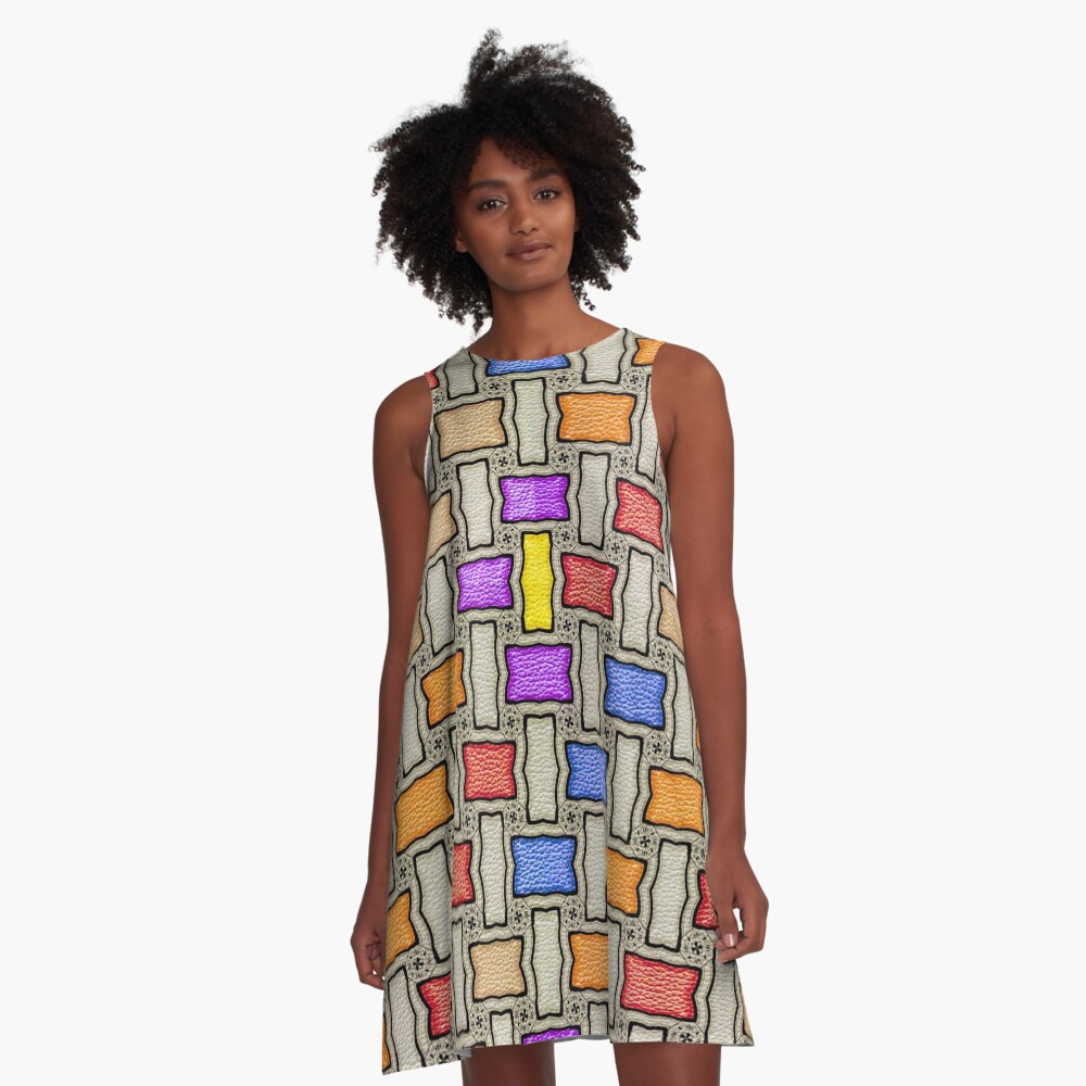 Victorian Conblock in Colors A-Line Dress