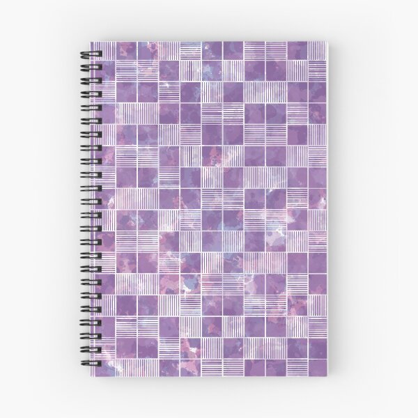 Item preview, Geometric square violet pattern designed and sold by Si-Weiya.