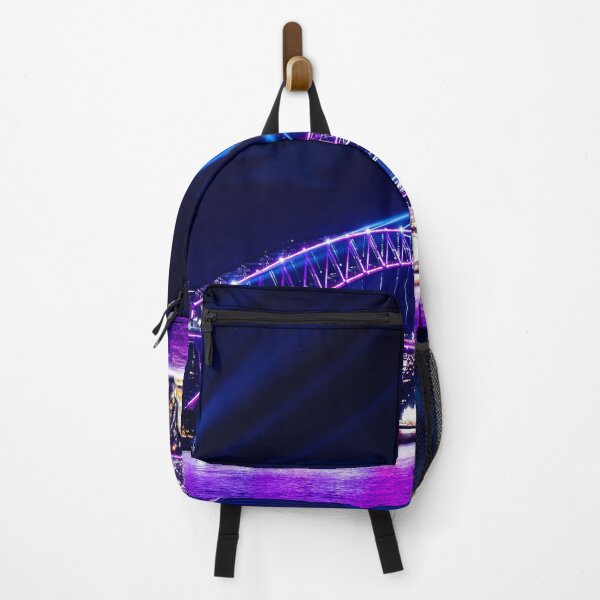 Item preview, Sydney Harbour Bridge During Vivid 2019 designed and sold by ianaltman.