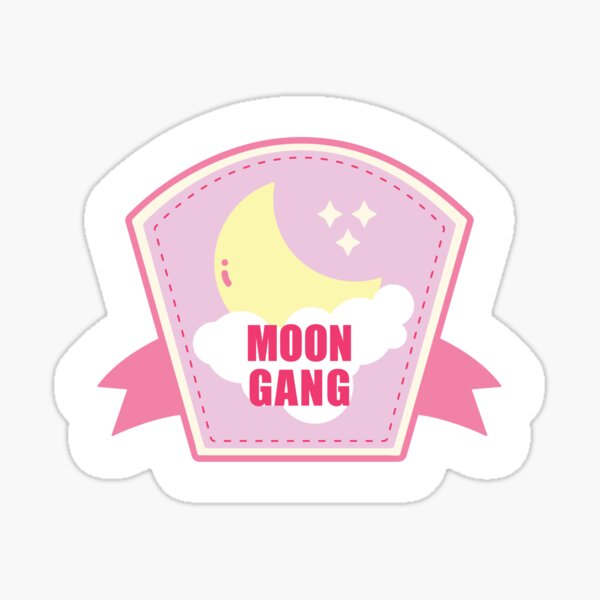 Magical Girl Moon Gang Patch  Sticker
