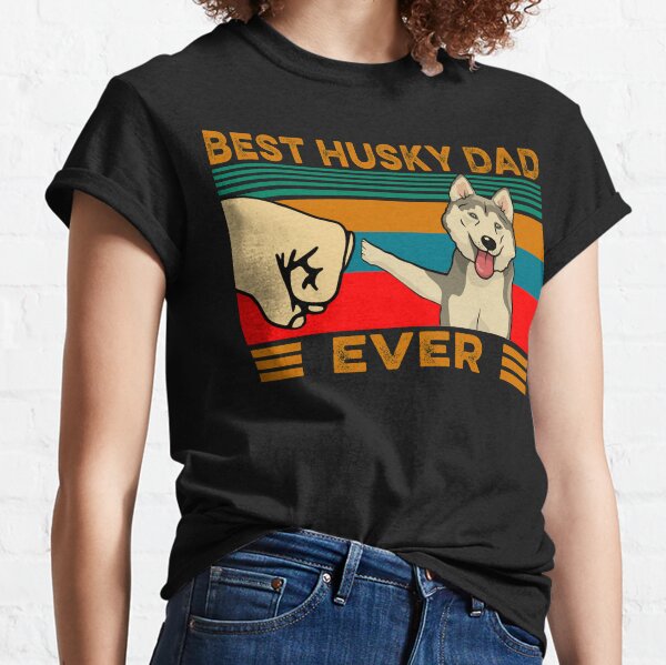 husky dog t shirts