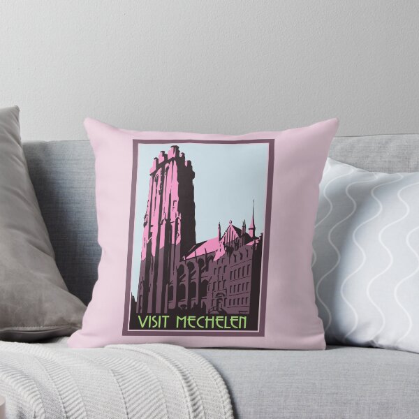 Item preview, Mechelen retro vintage travel advert English version designed and sold by aapshop.