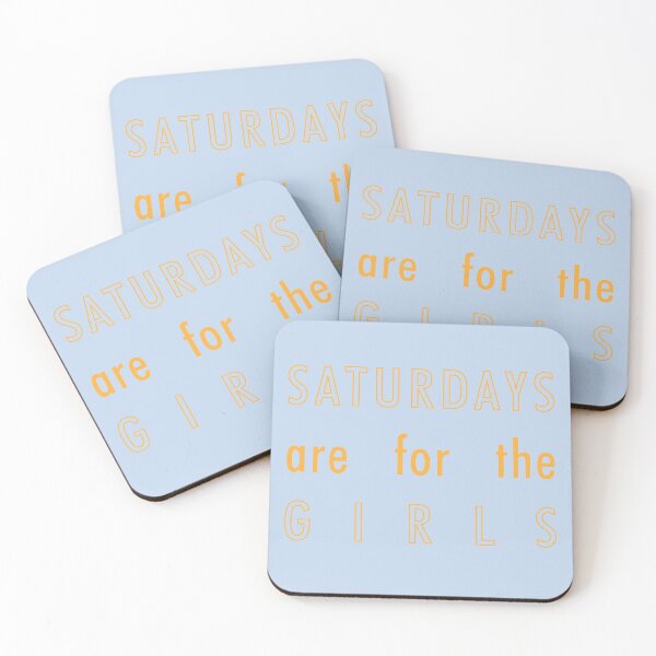 Item preview, Saturdays are for the Girls Yellow Typography designed and sold by Freshfroot.
