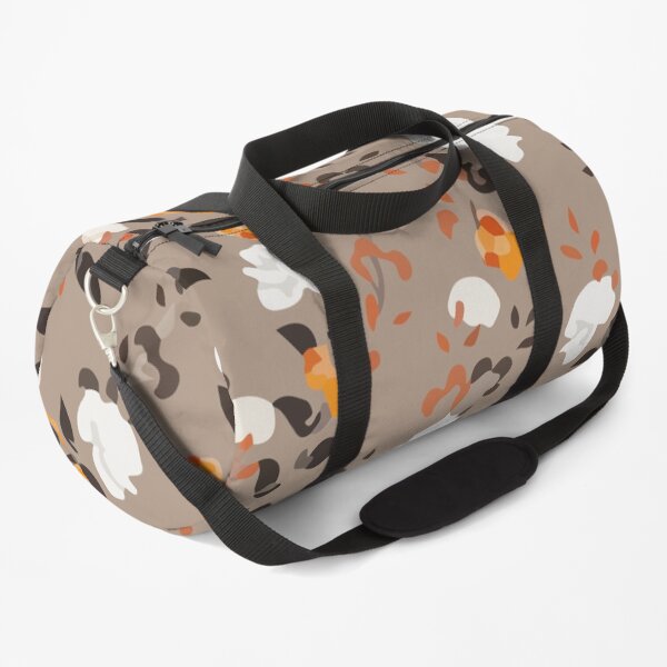 Beautiful autumn blooming flowers botanical plant Duffle Bag