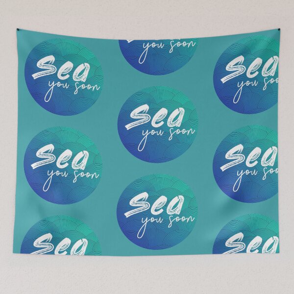 Item preview, Sea you soon designed and sold by CokeyPanda.