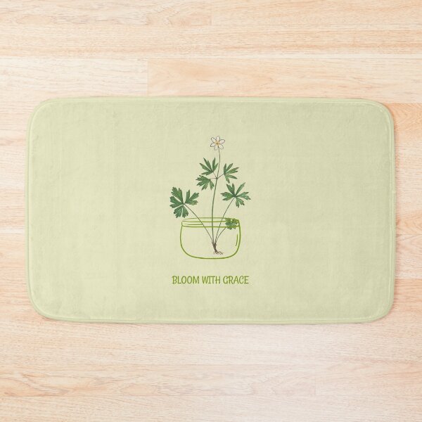 Item preview, florist gardener inspirational quote bloom with grace designed and sold by javes93.
