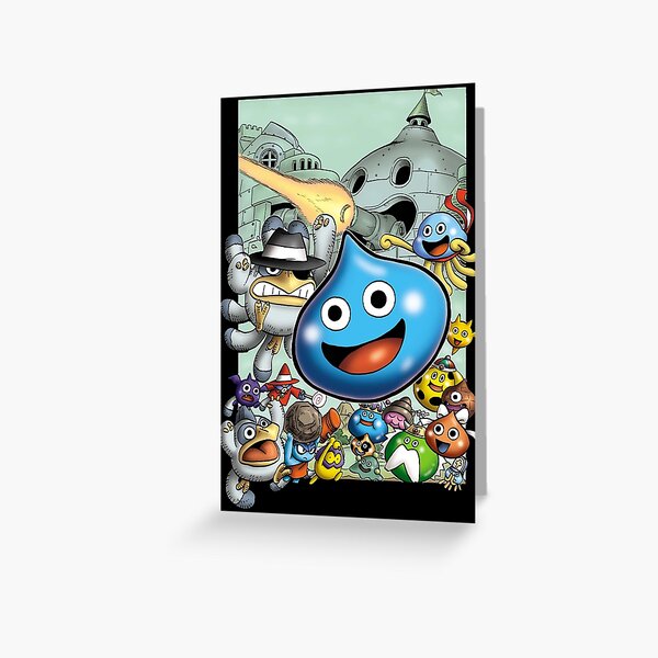 Dragon Quest Slime Print Greeting Card