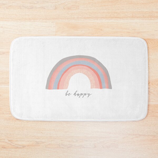 Item preview, Be Happy - Rainbow & Brush Script Lettering designed and sold by CarlosAlberto.