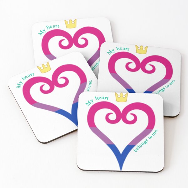 Item preview, Bisexual Pride Heart designed and sold by TheCurioArtShop.