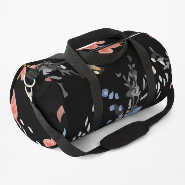 Elegant seamless floral dark garden night flower Duffle Bag