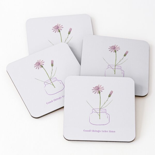 Item preview, Florist gardener inspirational quote Good things take time designed and sold by javes93.