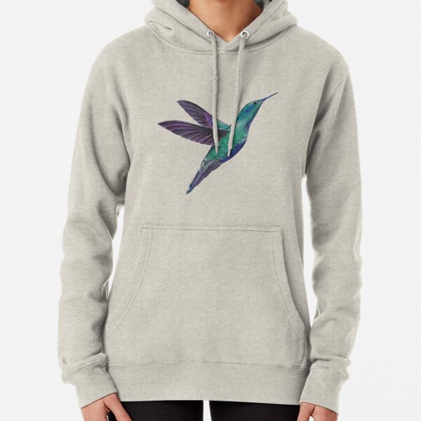 This hummingbird will accompany you in each new beginning. Pullover Hoodie