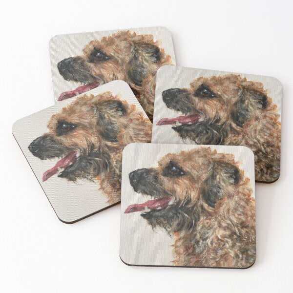 Item preview, Border Terrier designed and sold by MyPetArtUK.