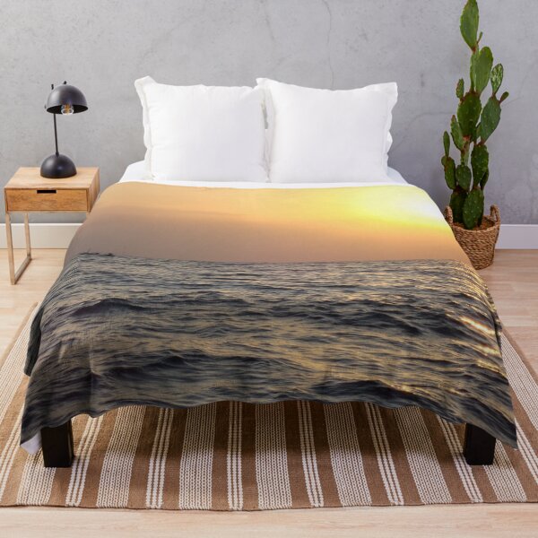 Item preview, Beautiful sunset on the sea with a boat in the distance designed and sold by Artlajf.