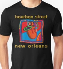 Mardi Gras Bourbon Street New Orleans Unisex T-Shirt