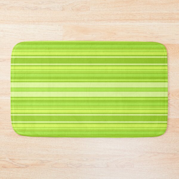 Item preview, Lime Green to be Seen Horizontal Balanced Stripes designed and sold by weirdAffect.