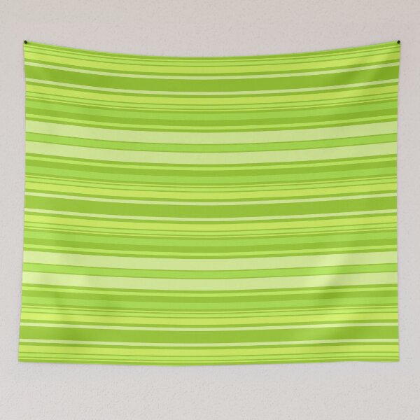 Item preview, Lime Green to be Seen Horizontal Balanced Stripes designed and sold by weirdAffect.