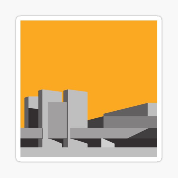 National Theatre London Sticker