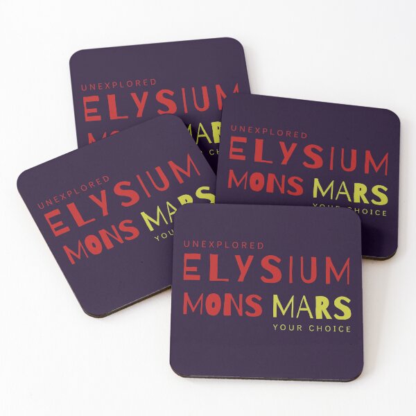 Item preview, Elysium Mountain of Planet Mars. designed and sold by Geomoon.