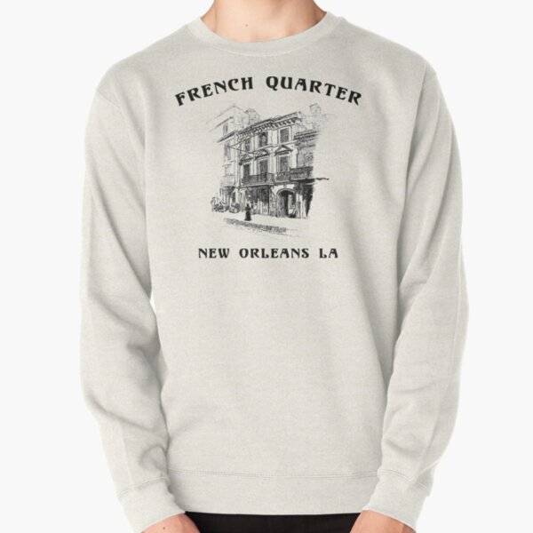 Big Easy New Orleans Louisiana Est 1718 Vintage Souvenir Pullover Hoodie :  Sports & Outdoors 