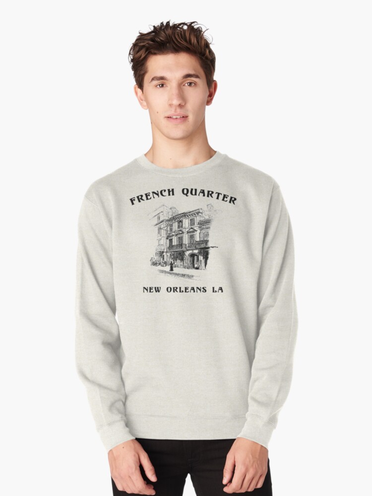 The French Quarter New Orleans Vintage Crewneck Sweatshirt. 