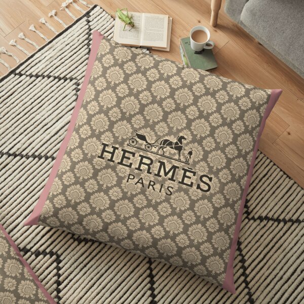 hermes pattern Floor Pillow