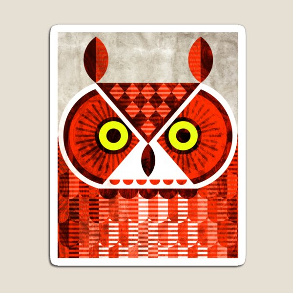 Great Horned Owl Magnet