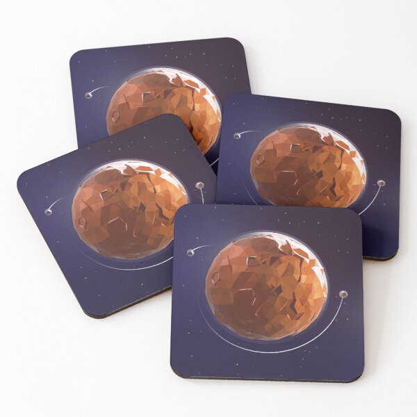 Item preview, Mars in Low poly Style designed and sold by Pelopoly.