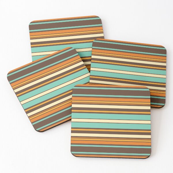 Item preview, Vintage 70s Horizontal Balanced Stripes designed and sold by weirdAffect.