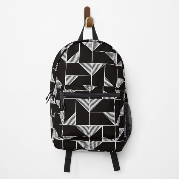 Item preview, Geometric triangular white and black pattern designed and sold by Si-Weiya.
