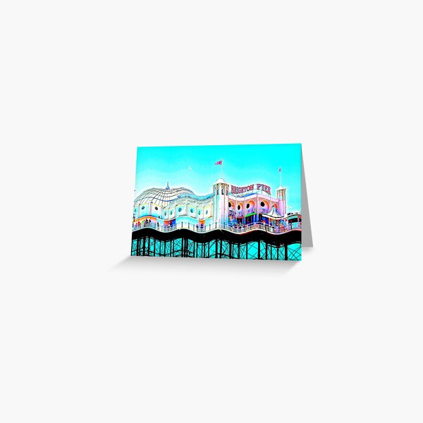 Brighton Pier, Brighton, England Greeting Card