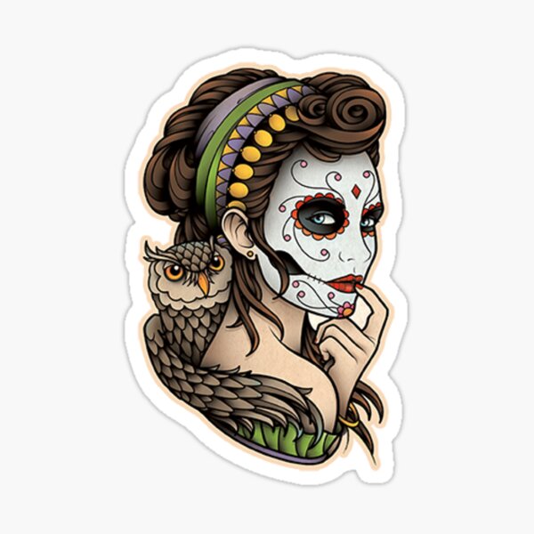 La Catrina Stickers Redbubble