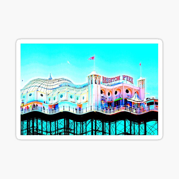 Brighton Pier, Brighton, England Sticker