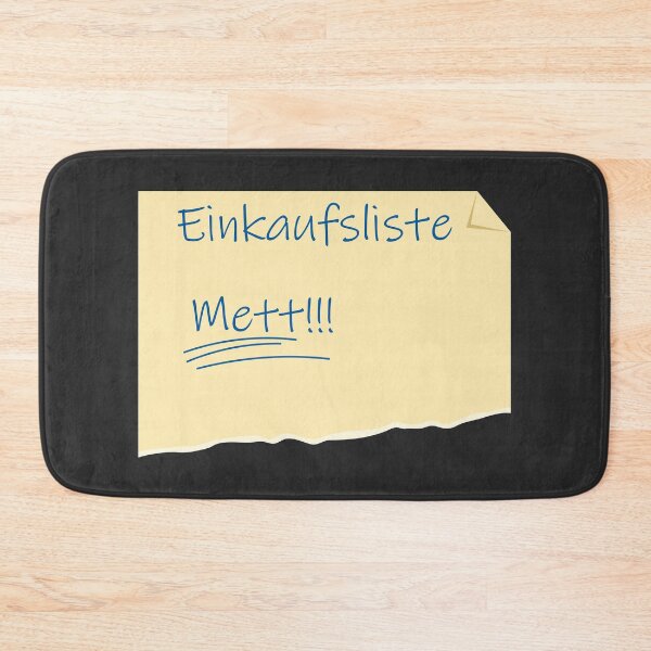 Item preview, Mett shopping list designed and sold by Gezwompl.