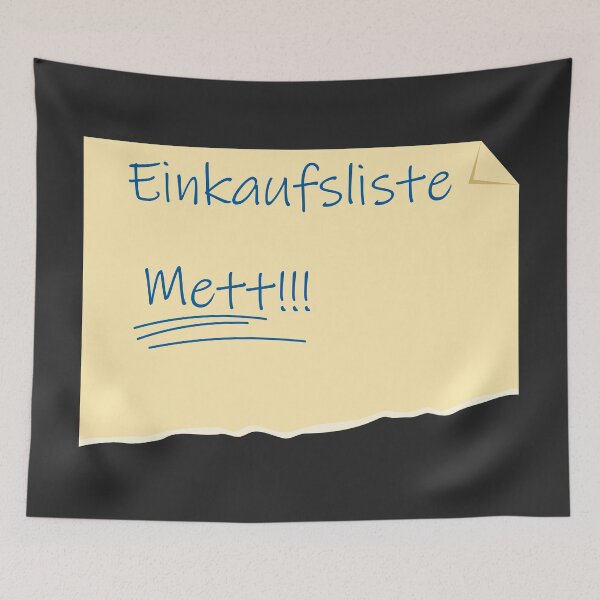 Item preview, Mett shopping list designed and sold by Gezwompl.