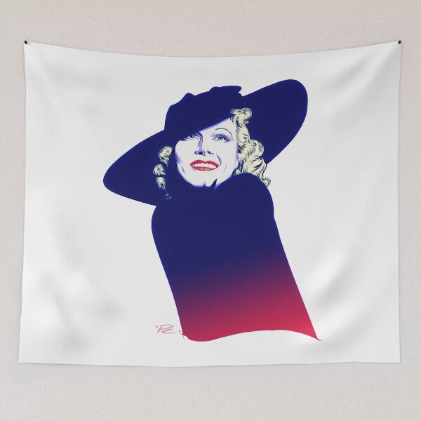 Item preview, Jean Harlow - An illustration by Paul Cemmick designed and sold by TIGERDAVER.