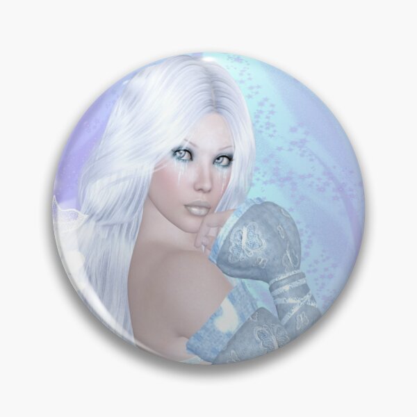 Item preview, Lady of Ice, fantasy art designed and sold by LoneAngel.